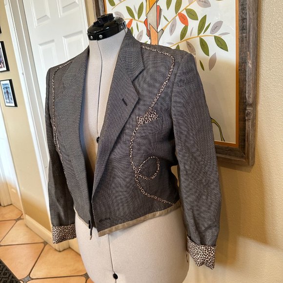 Mani by ARMANI Mens' UPCYCLED Blazer suit jacket - Picture 4 of 12